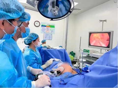 Phẫu thuật nội soi cho bệnh nhân đã ghép thận bị ung thư vú 2 bên 0