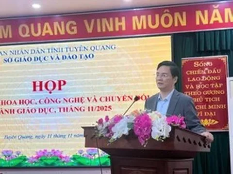 Tuyên Quang thúc đẩy chuyển đổi số giáo dục sau sáp nhập