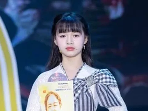 MC nhí Lê Khánh Ngọc tỏa sáng với câu chuyện về nữ tướng Nguyễn Thị Định