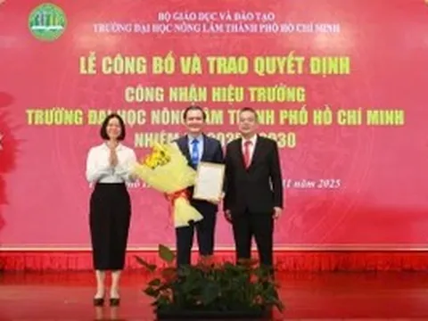 PGS.TS Nguyễn Tất Toàn tiếp tục làm Hiệu trưởng Trường Đại học Nông Lâm TPHCM
