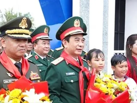 Khánh thành khu phòng học bán trú do Bộ Quốc phòng xây tặng tại Tây Ninh