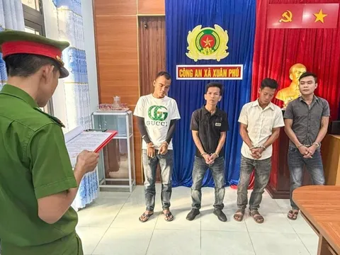 Đánh người gây thương tích vì 8 triệu đồng, 4 đối tượng bị bắt