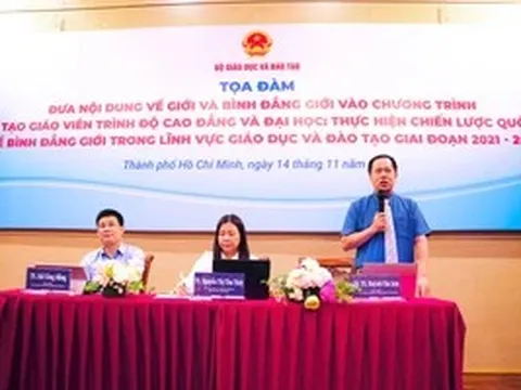Tích hợp bình đẳng giới vào đào tạo giáo viên