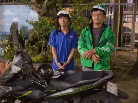 Bắt giữ nhóm trộm xe máy giả danh tài xế xe ôm công nghệ