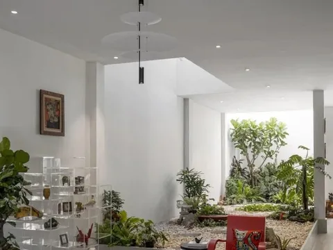 Nhà 3 tầng như villa nghỉ dưỡng giữa phố