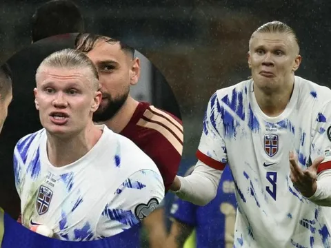 Donnarumma lao vào can Haaland xô xát