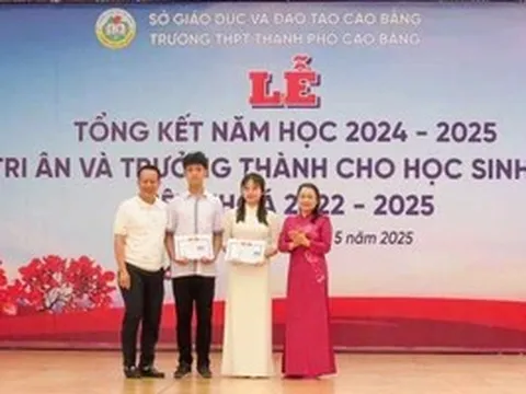 Trường THPT thành phố Cao Bằng: Nơi ươm mầm tài năng bên sông Bằng