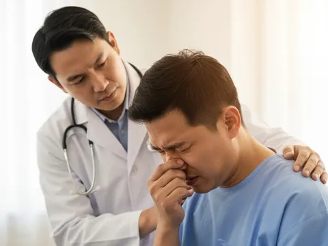 Người đàn ông nguy kịch sau vài ngày sổ mũi 0