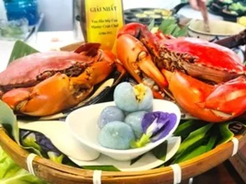 Món chè cua độc lạ tại Ngày hội Cua Cà Mau