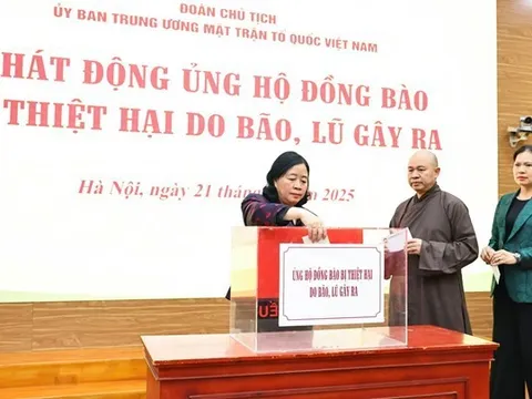 Ủy ban Trung ương MTTQ Việt Nam phát động toàn dân ủng hộ đồng bào miền Trung, Tây Nguyên khắc phục hậu quả mưa lũ