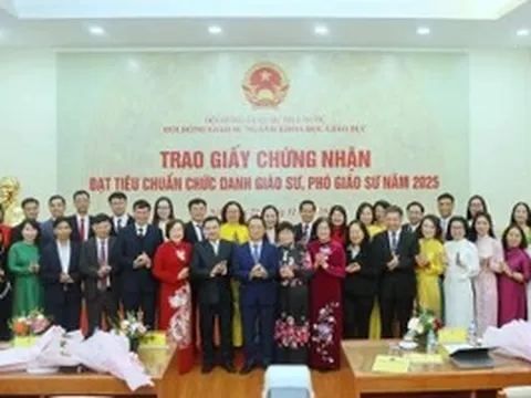 Vinh danh 31 Giáo sư, Phó Giáo sư ngành Khoa học giáo dục năm 2025
