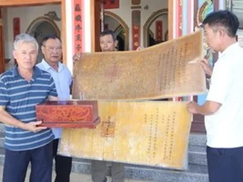 Giải mã sắc phong cổ của một Quận công triều Lê ở Hà Tĩnh