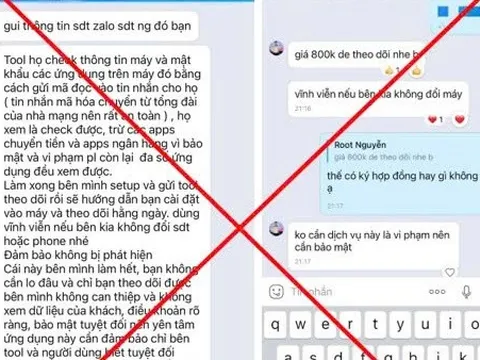 Cảnh báo bị lừa đảo vì dịch vụ "xem trộm tin nhắn vợ/chồng trên ứng dụng Zalo"