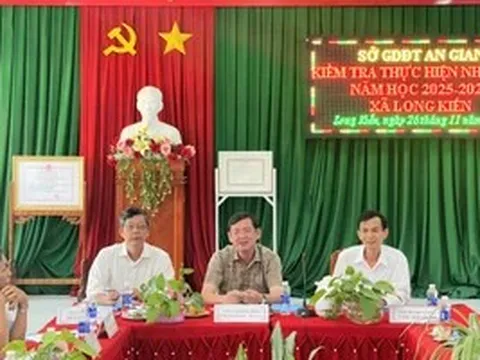 An Giang: Kiểm tra công tác thực hiện nhiệm vụ năm học