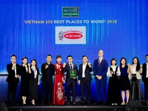 Acecook Việt Nam 10 năm liên tiếp vào Top 100 nơi làm việc tốt nhất Việt Nam