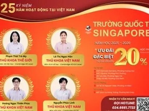 Trường quốc tế Singapore đào tạo những thủ khoa Cambridge thế giới và Việt Nam