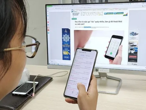 Sau khi chuyển khoản thành công hơn 3 tỷ đồng vào nhiều tài khoản ngân hàng khác nhau, người phụ nữ Hải Phòng đã phải báo công an