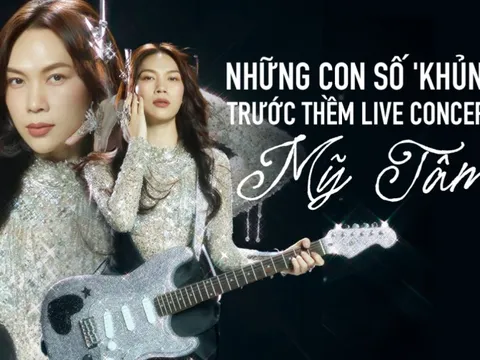 Những con số 'khủng' trước thềm live concert Mỹ Tâm ở Mỹ Đình