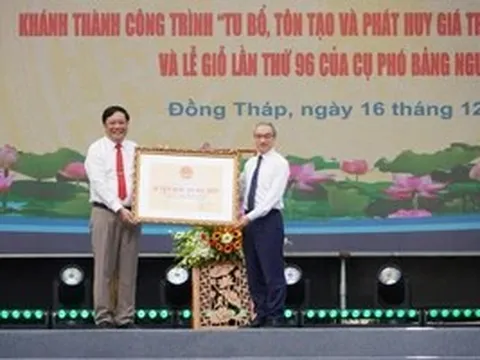 Khu di tích Nguyễn Sinh Sắc được xếp hạng Di tích Quốc gia đặc biệt