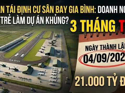Dự án tái định cư 21.000 tỷ phục vụ sân bay Gia Bình: Chủ đầu tư 3 tháng tuổi, vốn 1.000 tỷ