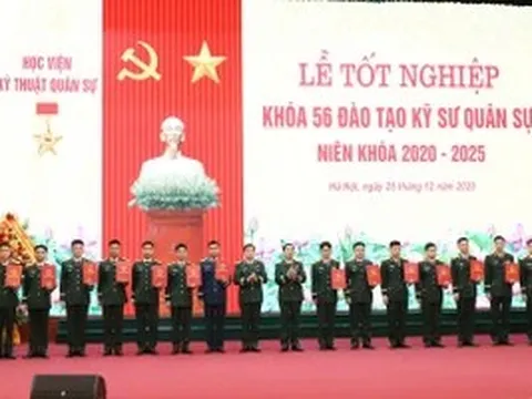 Học viện Kỹ thuật Quân sự trao bằng tốt nghiệp cho 520 kỹ sư