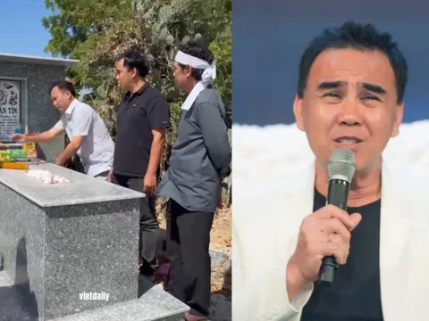 Khán giả phản ứng tích cực khi MC Quyền Linh viếng mộ cố nghệ sĩ Thương Tín