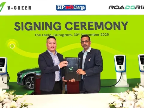 V-GREEN bắt tay Tập đoàn Dầu khí quốc doanh của Ấn Độ làm trạm sạc xe điện tại 24.400 điểm bán xăng dầu
