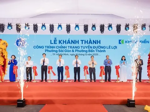 Khánh thành chỉnh trang đường Lê Lợi, Khang Điền mong muốn tiếp tục 'làm đẹp' chợ Bến Thành, đường Nguyễn Huệ và Đồng Khởi