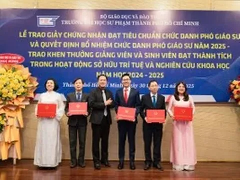 Trường Đại học Sư phạm TPHCM bổ nhiệm 5 Phó Giáo sư