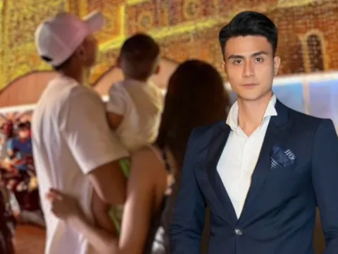 Siêu mẫu Vĩnh Thụy công khai ảnh con đầu lòng đúng đêm Giao thừa