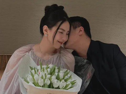 MC Mai Ngọc sau 1 năm lấy chồng thiếu gia, sinh quý tử đầu lòng