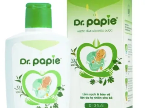 Thu hồi toàn quốc nước tắm gội trẻ em Dr. Papie không đạt chuẩn 0