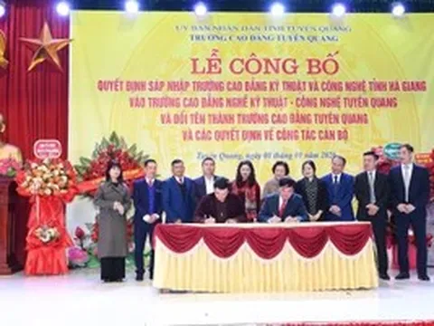 Thành lập Trường Cao đẳng Tuyên Quang