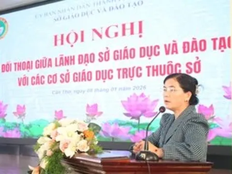 Lãnh đạo Sở GD&ĐT TP Cần Thơ đối thoại với các cơ sở giáo dục trực thuộc