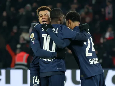 Thắng nghẹt thở Marseille, PSG vô địch Siêu cúp Pháp