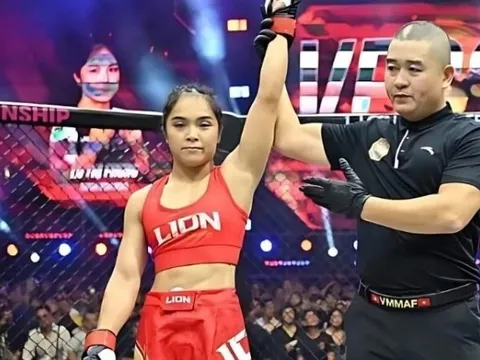 'Cô giáo MMA' Việt Nam hạ knock-out đối thủ Thái Lan trong 90 giây