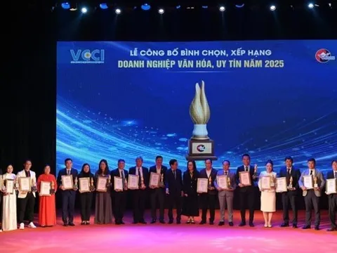 Tôn vinh 68 doanh nghiệp văn hóa, uy tín năm 2025