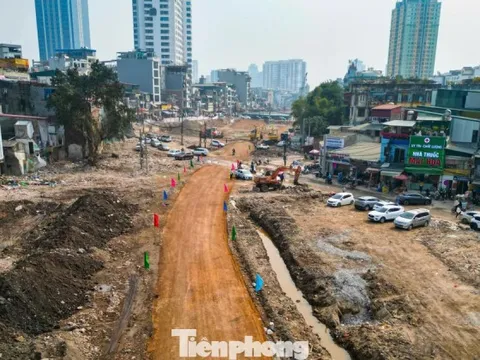 Toàn cảnh tuyến Vành đai 1 đoạn Hoàng Cầu – Voi Phục ngày thông xe kỹ thuật