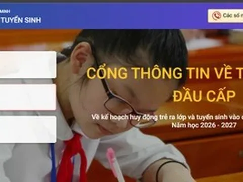 Chi tiết quy trình 5 bước đăng ký tuyển sinh đầu cấp trực tuyến tại TPHCM
