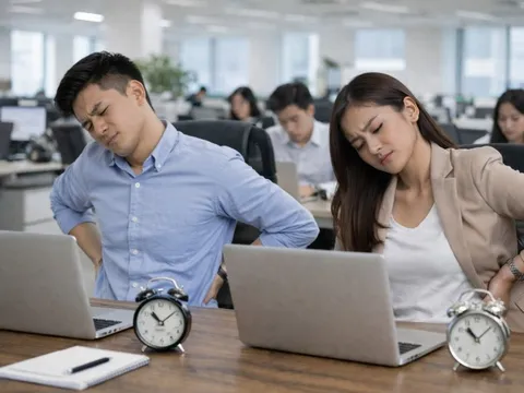Ngồi văn phòng 10 tiếng/ngày, nhiều người 30 tuổi đã thoát vị đĩa đệm 3