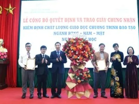 Trường Y Dược - ĐH Đà Nẵng có thêm 2 CTĐT đạt kiểm định chất lượng giáo dục