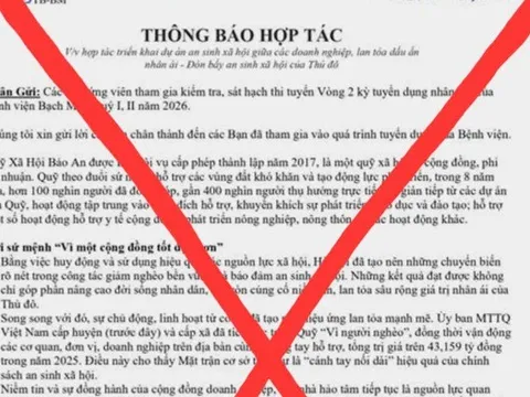 Cảnh giác thủ đoạn mạo danh Bệnh viện Bạch Mai để lừa đảo tuyển dụng