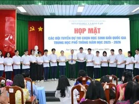 An Giang có 89 học sinh đạt giải kỳ thi chọn Học sinh giỏi quốc gia THPT