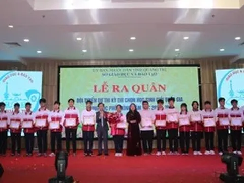 Quảng Trị đạt 114 giải Học sinh giỏi quốc gia