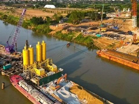 DN thi công cầu Bãi Cháy với công nghệ phức tạp, chưa từng có ở Việt Nam trúng thi công cầu vượt sông Hồng, nối khu phố cổ với Long Biên