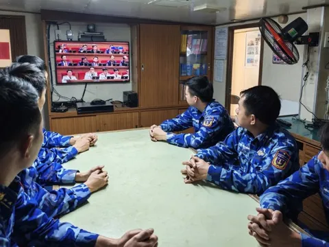 Lực lượng Cảnh sát biển hướng về Đại hội XIV với niềm tin sắt son