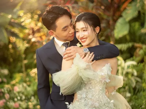 Những hình ảnh đầu tiên về lễ cưới của Á hậu Phương Nhi