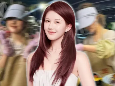 Triệu Lộ Tư được bắt gặp bán đồ ăn ở vỉa hè