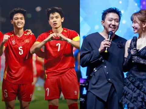 Trấn Thành phải xin lỗi Hari Won sau khi U23 Việt Nam giành chiến thắng