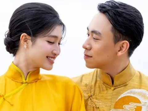 Á hậu Phương Nhi rạng rỡ, hạnh phúc bên chú rể Minh Hoàng